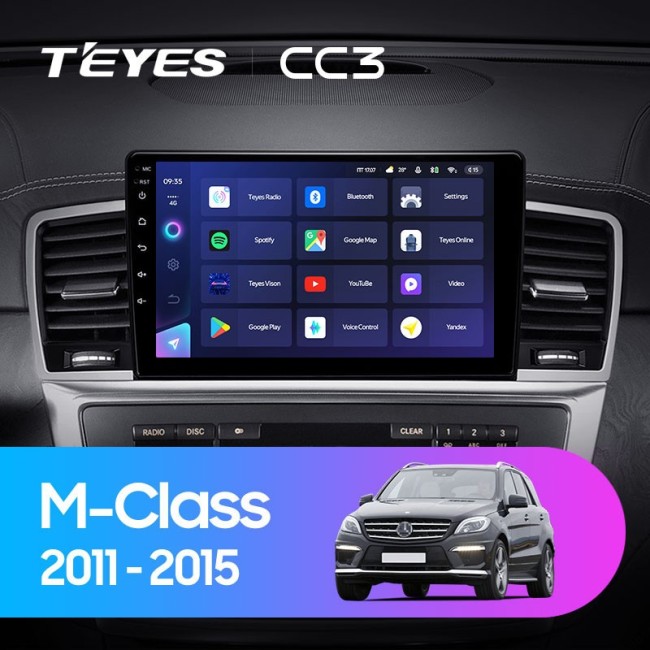 Штатная магнитола Teyes CC3 3/32 Mercedes-Benz ML-Class W166 (2011-2015)