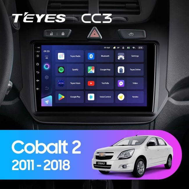 Штатная магнитола Teyes CC3 4/64 Chevrolet Cobalt 2 (2011-2018)