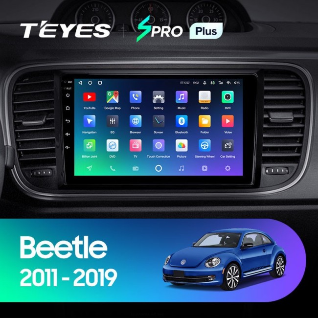 Штатная магнитола Teyes SPRO Plus 6/128 Volkswagen Beetle A5 (2011-2019)
