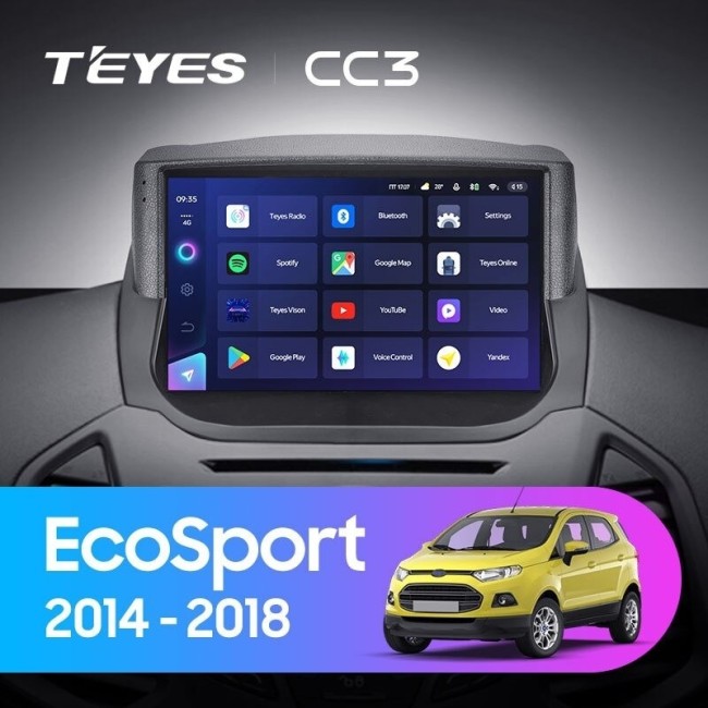 Штатная магнитола Teyes CC3 360 6/128 Ford Ecosport (2013-2017)