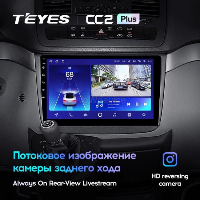 Штатная магнитола Teyes CC2 Plus 4/64 Mercedes-Benz Vito W639 (2010-2015)