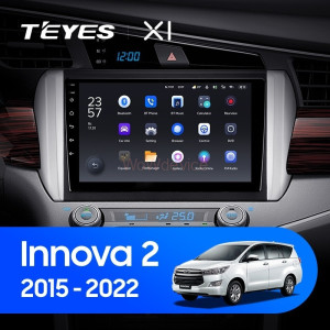 Штатная магнитола Teyes X1 4G 2/32 Toyota Innova 2 (2015-2022) Левый руль
