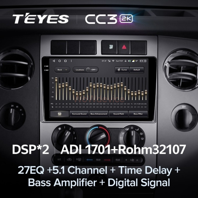 Штатная магнитола Teyes CC3 2K 360 6/128 Ford Expedition 3 U3242 U3542 U324 U354 (2006-2017)