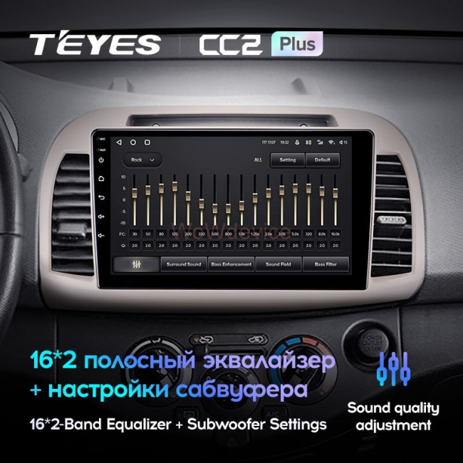 Штатная магнитола Teyes CC2L Plus 2/32 Nissan March 3 K12 (2002-2010)