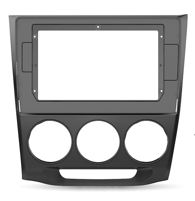 Рамка магнитолы 10.2" (цв.Серый) для HONDA Crider 2013-2018 Кондиционер