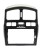 Рамка магнитолы 9.0" (цв.Черный) для HYUNDAI Santa Fe 2000-2012