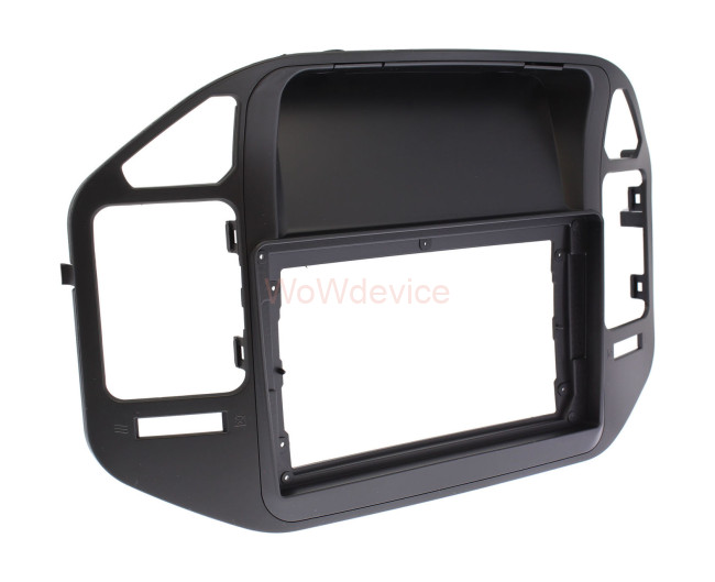 Рамка магнитолы 9.0" (цв.Черный) для MITSUBISHI Pajero, Montero, Shogun 1999-2006