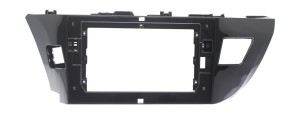 Рамка магнитолы 10.2" (цв.Глянцевый Черный) для TOYOTA Corolla 2013-2016 Левый руль / ver.1