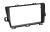 Рамка магнитолы 9.0" (цв.Черный) для TOYOTA Prius (ZVW30/35) 2009-2016 Левый руль