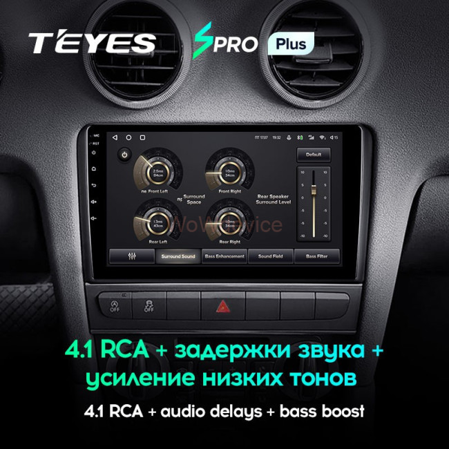 Штатная магнитола Teyes SPRO Plus 3/32 Audi A3 2 8P (2003-2013)