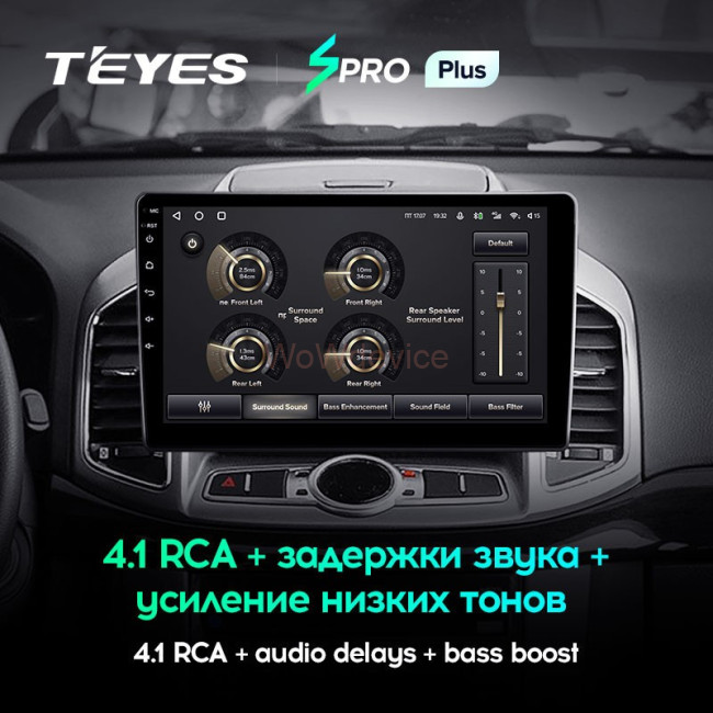 Штатная магнитола Teyes SPRO Plus 4/64 Chevrolet Captiva 1 (2011-2016)