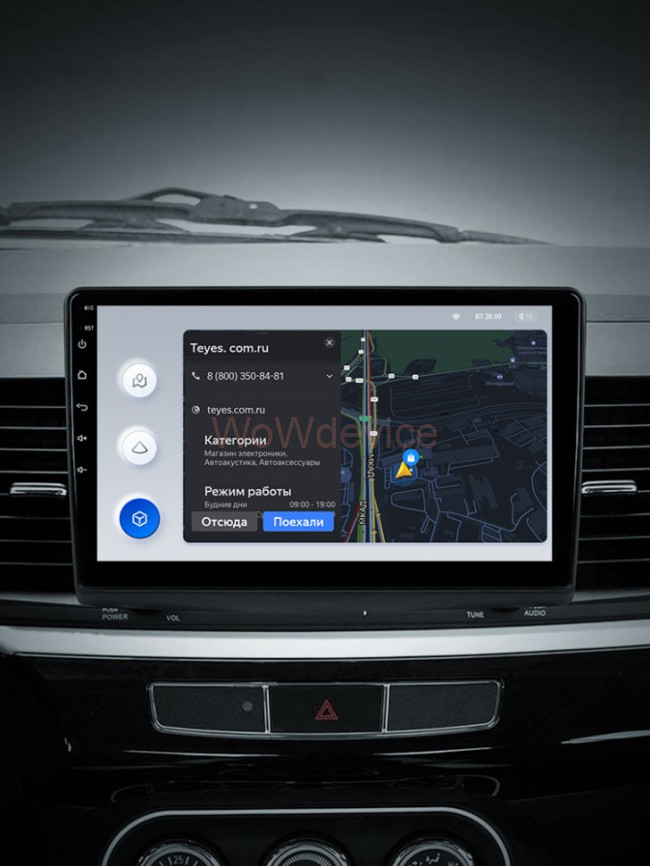 Штатная магнитола Teyes X1 4G 2/32 Mitsubishi Lancer 10 CY (2007-2012) Тип-A