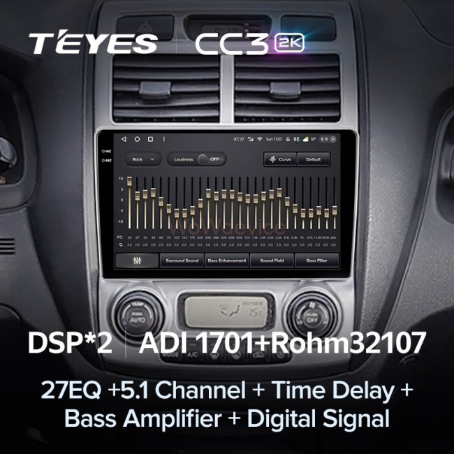 Штатная магнитола Teyes CC3 2K 4/64 Kia Sportage 2 (2004-2010)