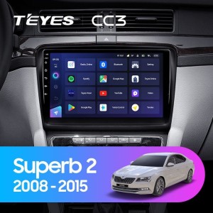 Штатная магнитола Teyes CC3 360 6/128 Skoda Superb 2 B6 (2008-2015)