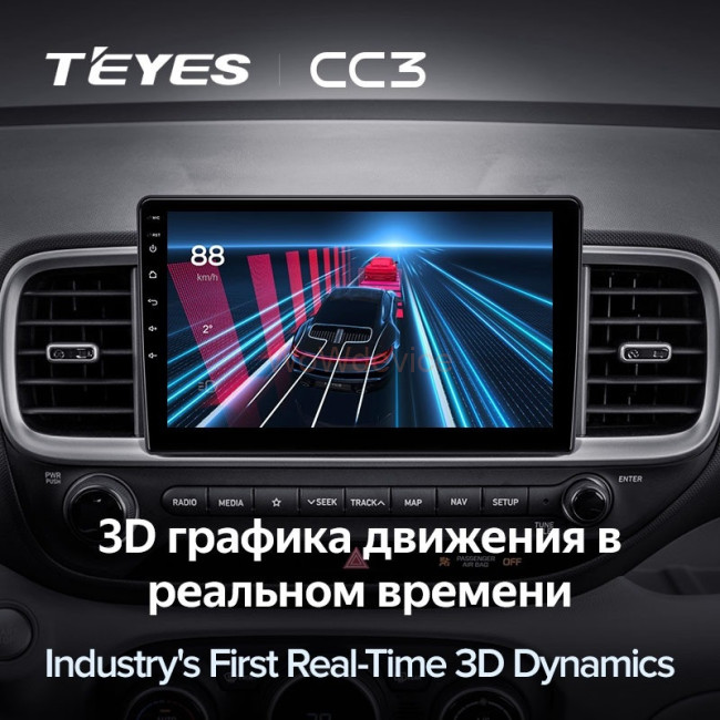Штатная магнитола Teyes CC3 4/32 Hyundai Venue (2019-2020)