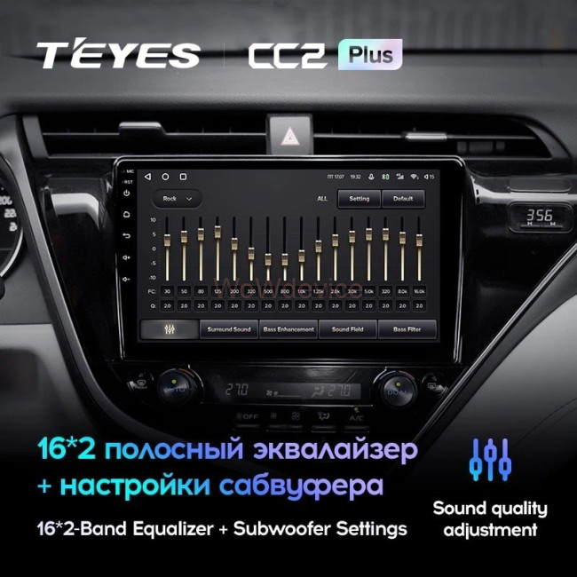 Штатная магнитола Teyes CC2 Plus 4/64 Toyota Camry 8 XV 70 (2017-2020) Тип-B Штатная магнитола Teyes CC2 Plus 4/64 Toyota Camry 8 XV 70 (2017-2020) Тип-B