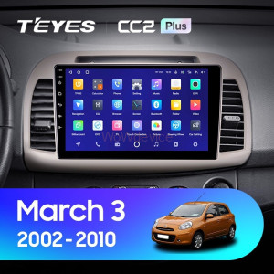 Штатная магнитола Teyes CC2 Plus 4/32 Nissan March 3 K12 (2002-2010)