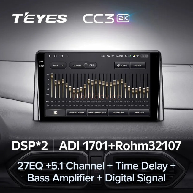 Штатная магнитола Teyes CC3 2K 360 6/128 Mazda CX-5 2 KF (2017-2023)
