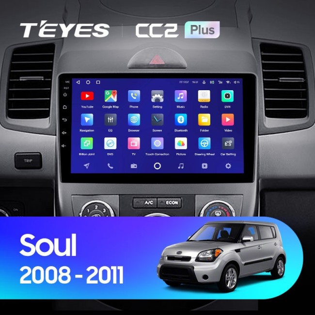 Штатная магнитола Teyes CC2 Plus 3/32 Kia Soul 1 (2008-2014)