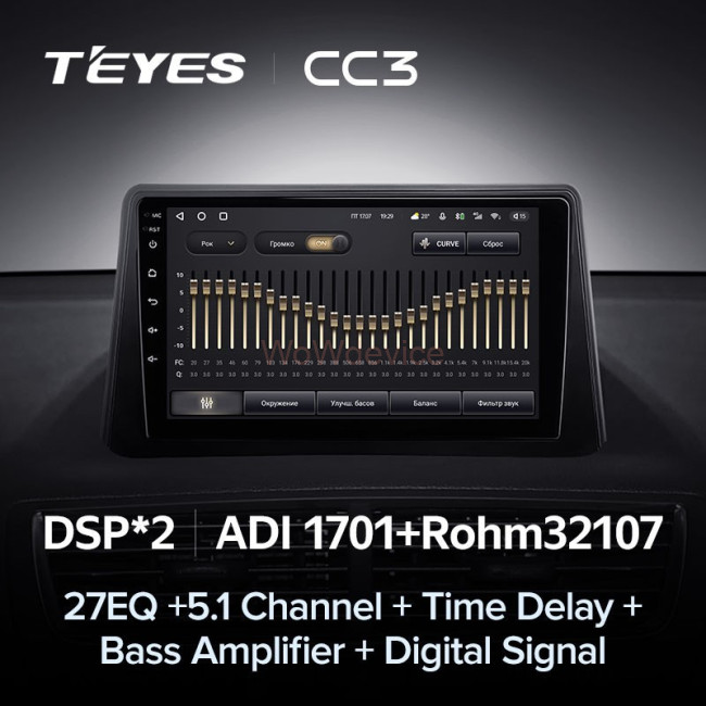 Штатная магнитола Teyes CC3 4/64 Opel Mokka 1 (2012-2016)