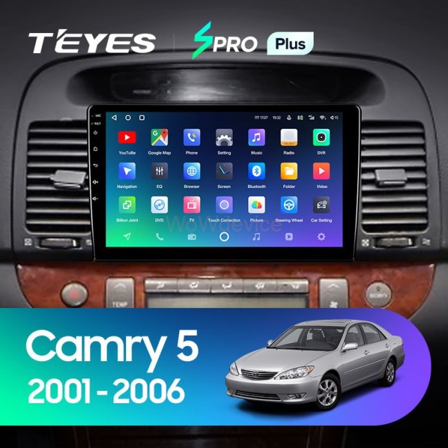Штатная магнитола Teyes SPRO Plus 3/32 Toyota Camry 5 XV 30 (2001-2006) Тип-A