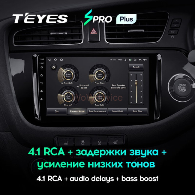 Штатная магнитола Teyes SPRO Plus 4/64 Kia Ceed 2 JD (2012-2018)