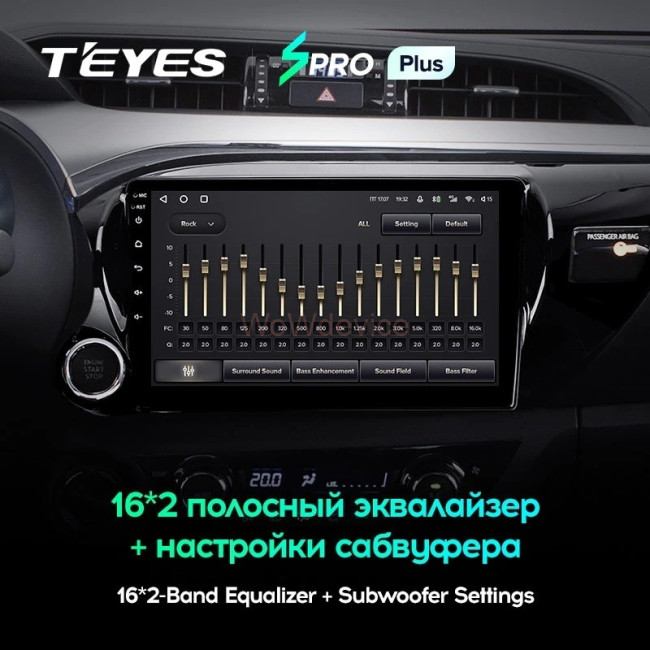 Штатная магнитола Teyes SPRO Plus 4/64 Toyota Hilux Pick Up (2015-2020) Штатная магнитола Teyes SPRO Plus 4/64 Toyota Hilux Pick Up (2015-2020)