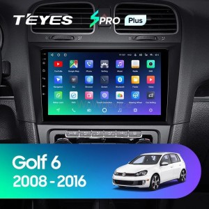 Штатная магнитола Teyes SPRO Plus 6/128 Volkswagen Golf 6 (2008-2016)