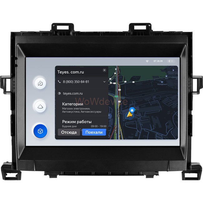 Штатная магнитола Teyes X1 4G 2/32 Toyota Alphard H20 (2008-2014)
