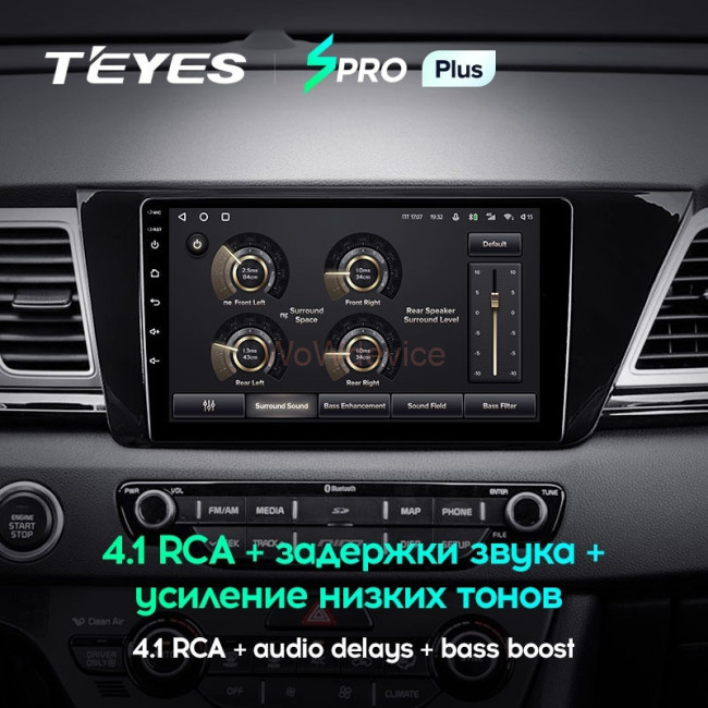 Штатная магнитола Teyes SPRO Plus 4/32 Kia Niro DE (2016-2019)