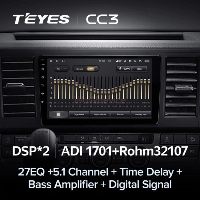 Штатная магнитола Teyes CC3 360 6/128 Volkswagen Caravelle T6 (2015-2020)