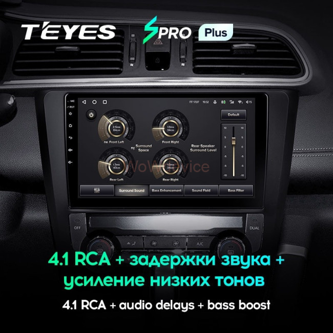 Штатная магнитола Teyes SPRO Plus 4/32 Renault Kadjar (2015-2017)