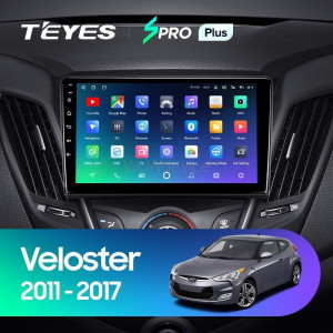 Штатная магнитола Teyes SPRO Plus 6/128 Hyundai Veloster FS (2011-2017) Тип-А