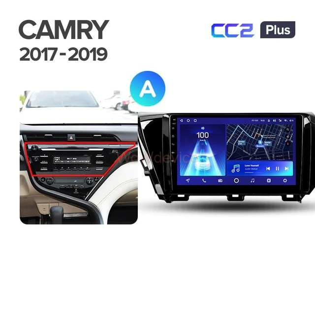 Штатная магнитола Teyes CC2 Plus 3/32 Toyota Camry 8 XV 70 (2017-2020) Тип-B Штатная магнитола Teyes CC2 Plus 3/32 Toyota Camry 8 XV 70 (2017-2020) Тип-B