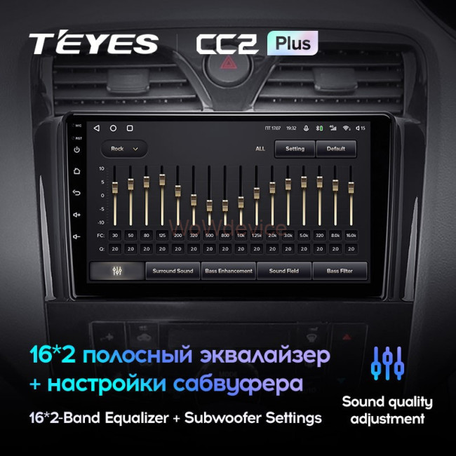 Штатная магнитола Teyes CC2L Plus 1/16 Nissan Serena 4 C26 (2010-2016)