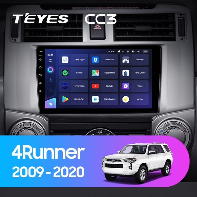Штатная магнитола Teyes CC3 3/32 Toyota 4Runner 5 N280 (2009-2020)