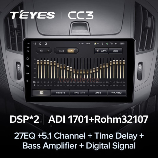 Штатная магнитола Teyes CC3 4/64 Chevrolet Cruze J300 J308 (2012-2015)