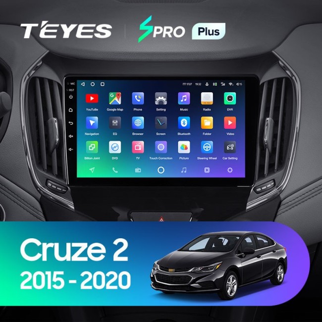 Штатная магнитола Teyes SPRO Plus 4/64 Chevrolet Cruze 2 (2015-2020)