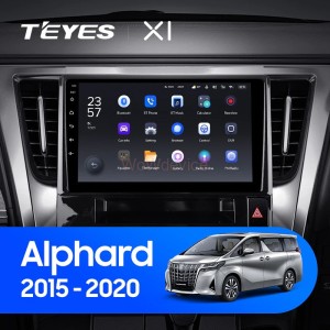 Штатная магнитола Teyes X1 4G 2/32 Toyota Alphard H30 (2015-2020)