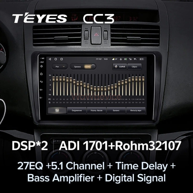 Штатная магнитола Teyes CC3 360 6/128 Mazda 6 GG (2002-2007)