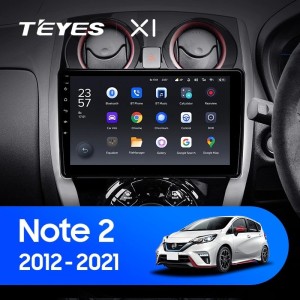 Штатная магнитола Teyes X1 4G 2/32 Nissan Note 2 E12 (2012-2021)