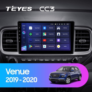 Штатная магнитола Teyes CC3 4/64 Hyundai Venue (2019-2020)