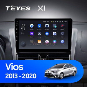 Штатная магнитола Teyes X1 4G 2/32 Toyota Vios XP150 (2013-2020)
