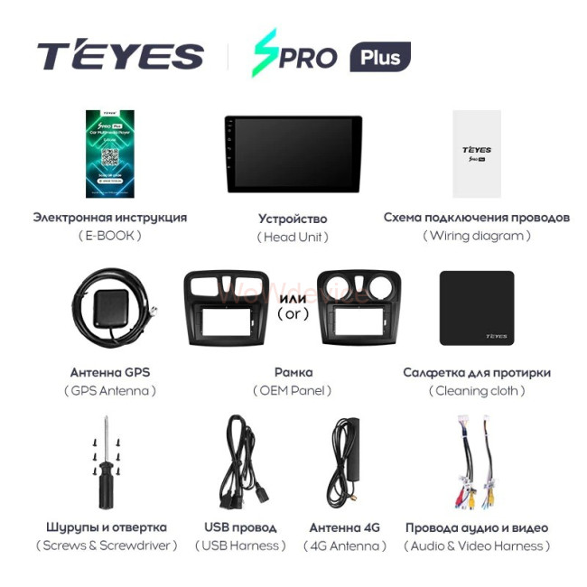 Штатная магнитола Teyes SPRO Plus 3/32 Renault Logan 2 (2012-2019) F2 Штатная магнитола Teyes SPRO Plus 3/32 Renault Logan 2 (2012-2019) F2