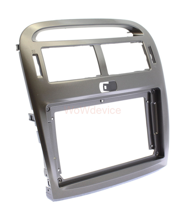 Рамка магнитолы 9.0" (цв.Серый) для LEXUS LS-430 (UCF30) 2001-2006 / TOYOTA Celsior (UFC30) 2001-2006