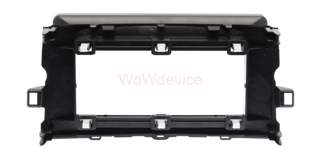 Рамка магнитолы 9.0" (цв.Черный) для TOYOTA Auris 2006-2012