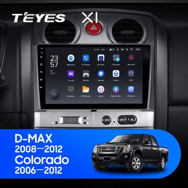 Штатная магнитола Teyes X1 4G 2/32 Chevrolet Colorado (2006-2012)