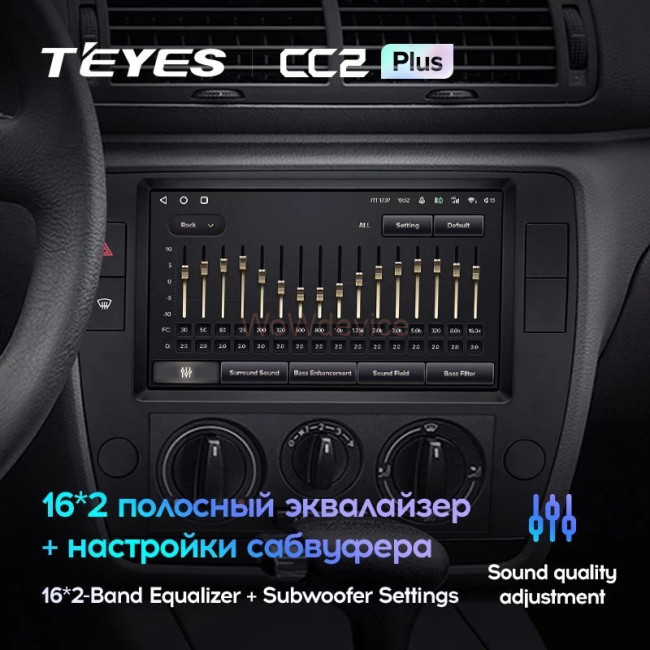 Штатная магнитола Teyes CC2L Plus 2/32 Volkswagen Passat B5 (2000-2005)