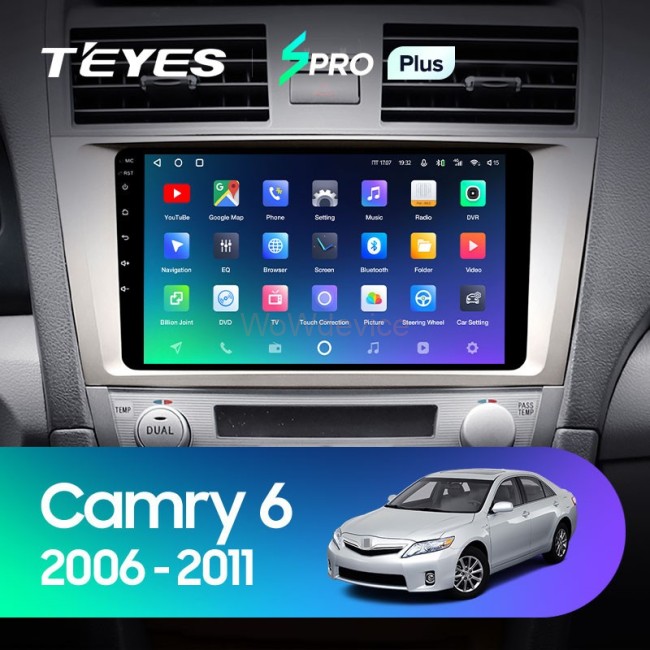 Штатная магнитола Teyes SPRO Plus 3/32 Toyota Camry 6 XV 40 50 (2006-2011) F1