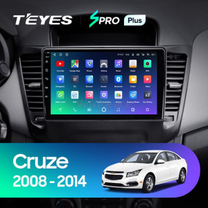 Штатная магнитола Teyes SPRO Plus 4/64 Chevrolet Cruze J300 (2008-2014)